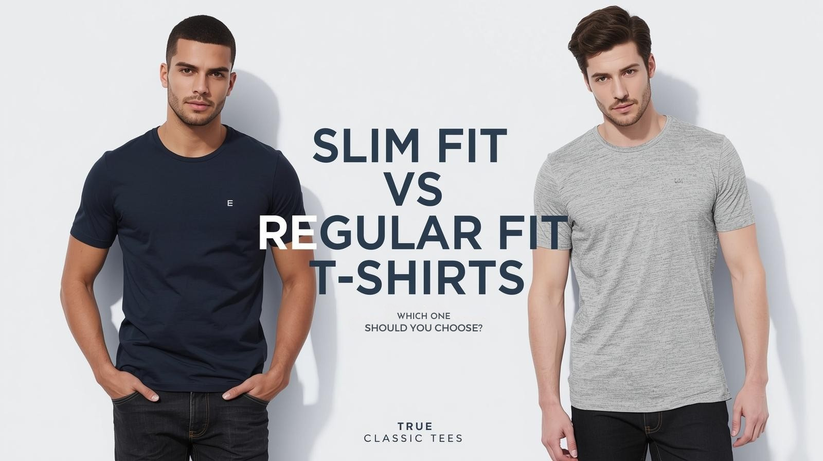 Slim Fit vs Regular Fit T-Shirts
